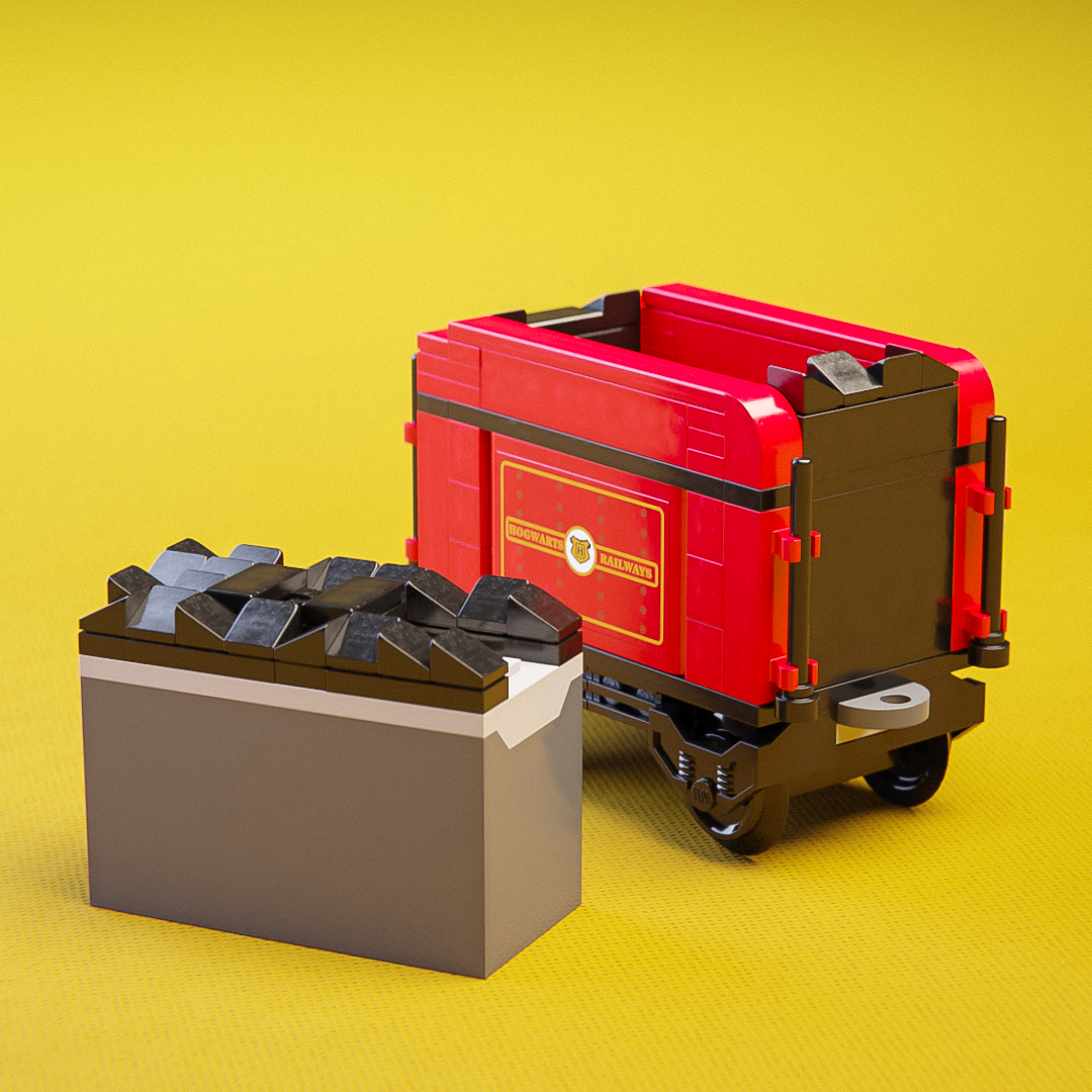 Lego Hogwarts Express Coal Car With Battery Box