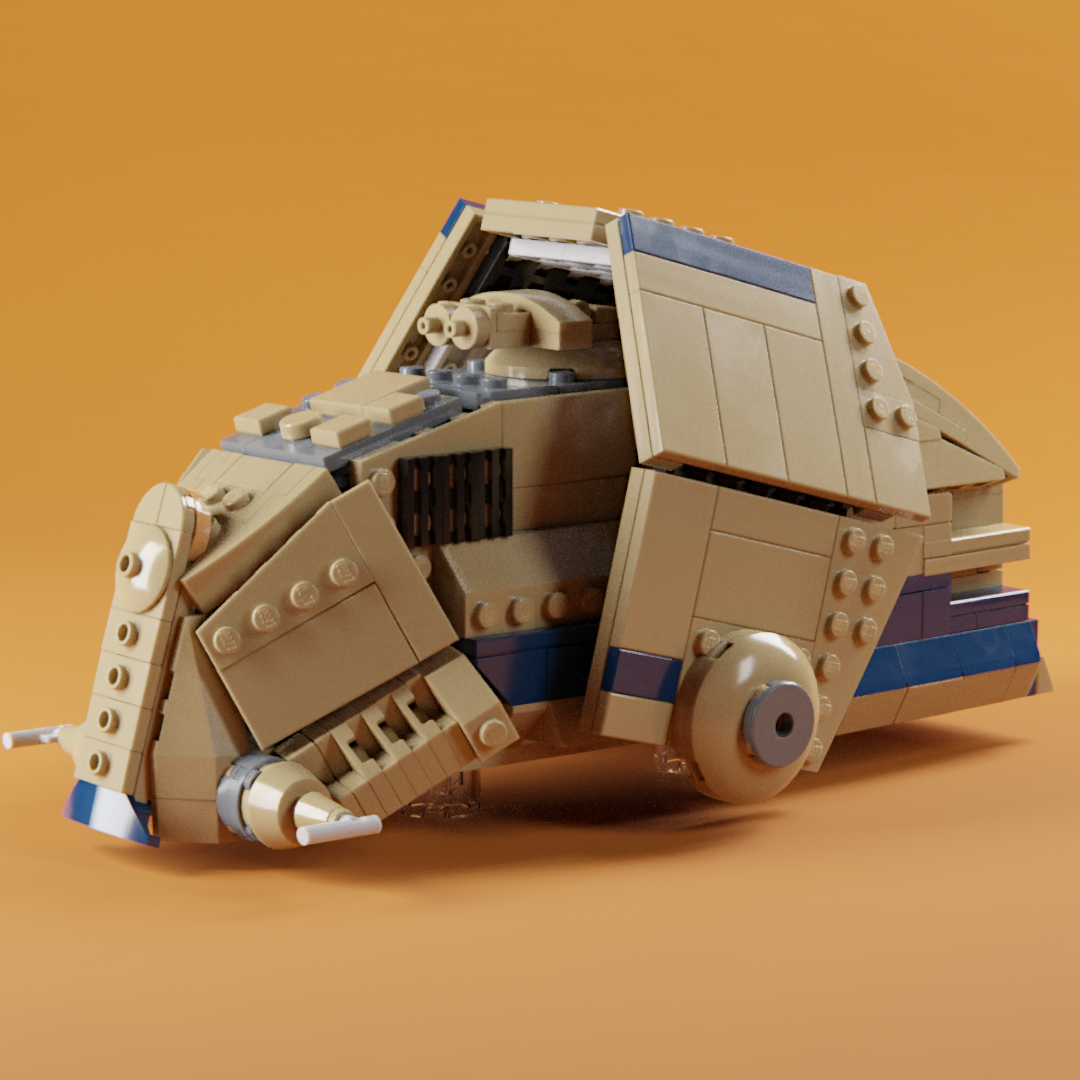 Lego Star Wars CIS Super Tank Instructions - brickstudios